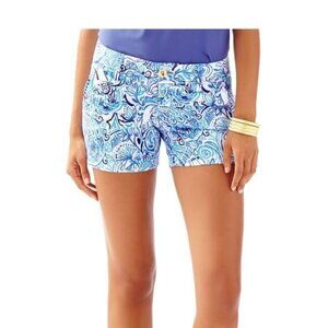 Lilly Pulitzer The Callahan Shorts, Lucky Trunks, Size 16